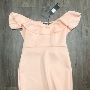 Off The Shoulder Midi Dress